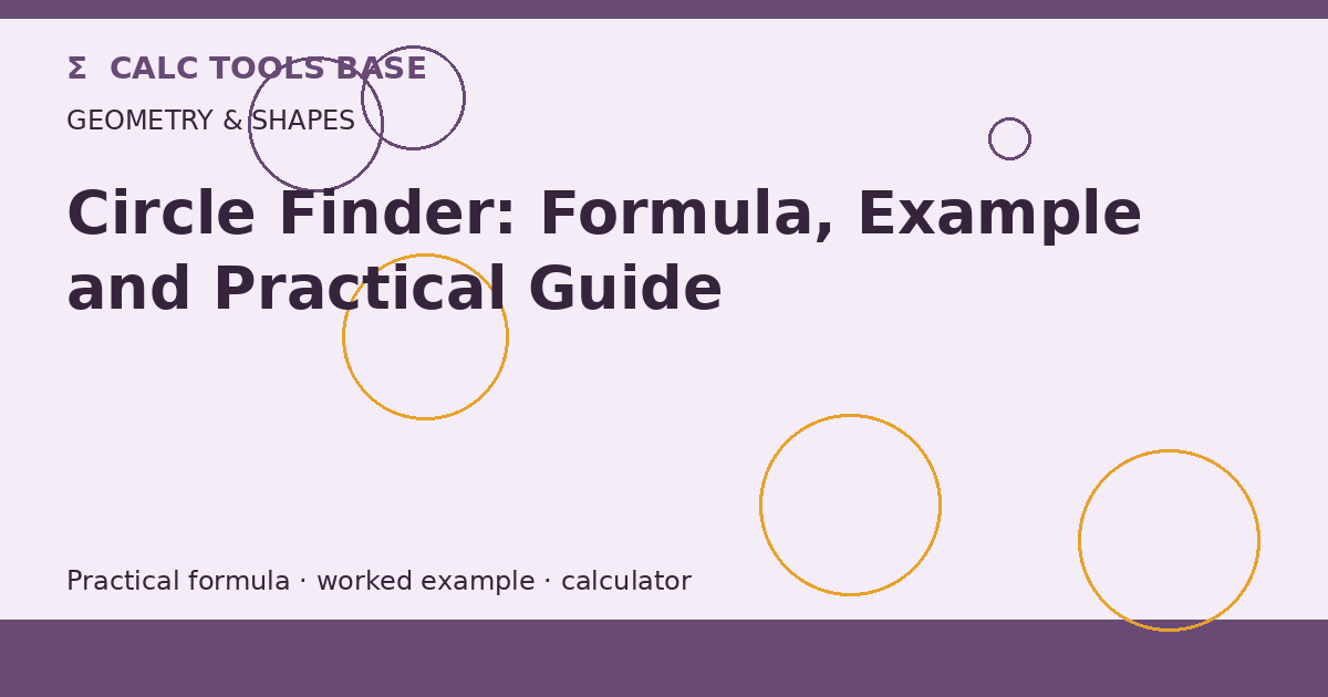 Circle Finder