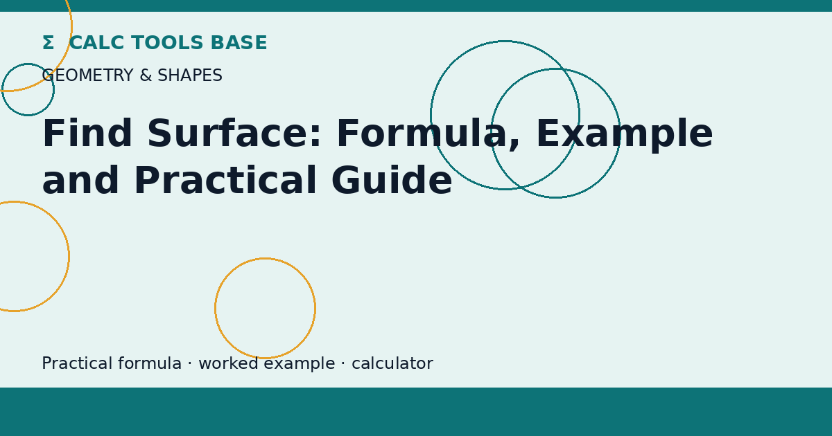 Find Surface
