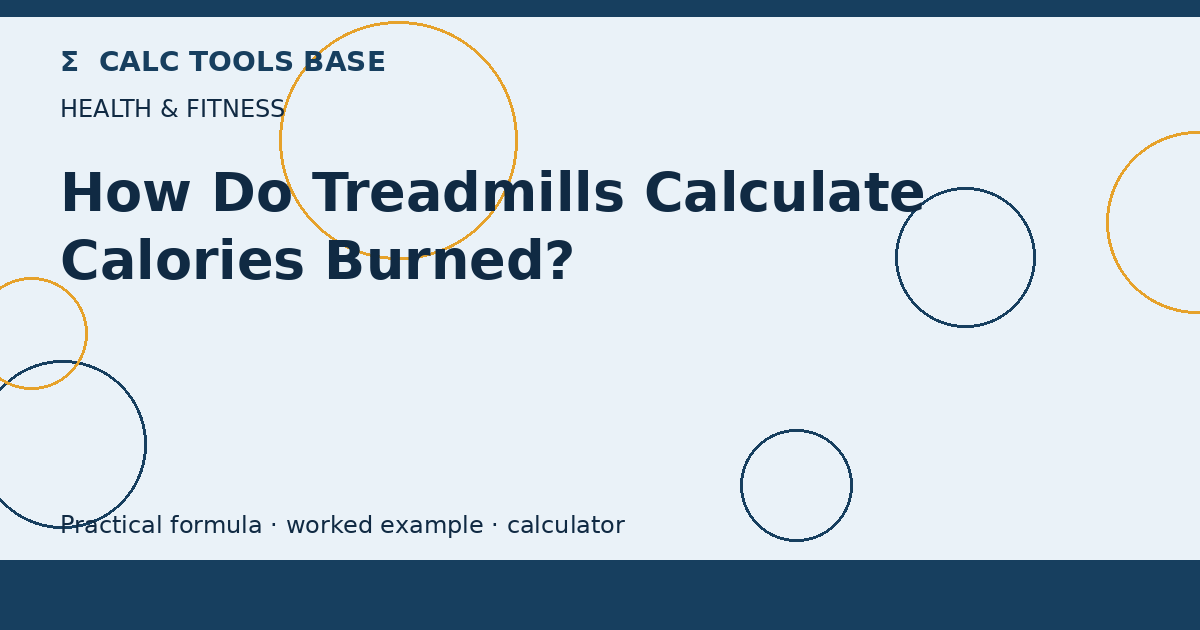 How Do Treadmills Calculate Calories Burned?