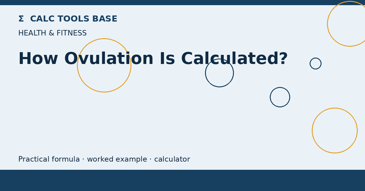 How Ovulation Is Calculated?