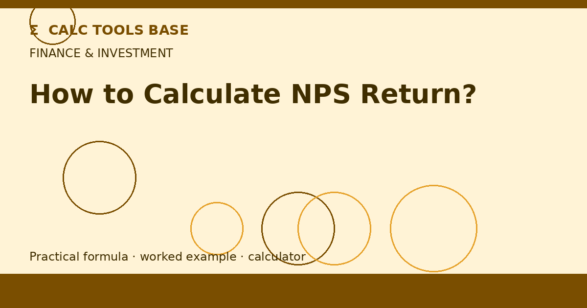 How To Calculate Nps Return?