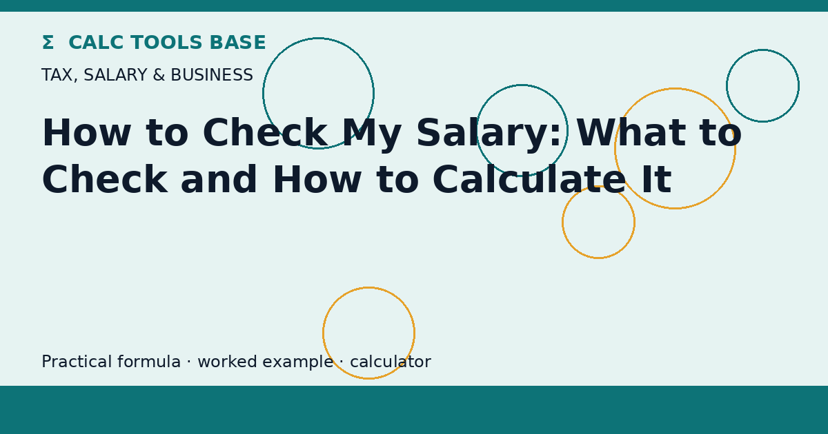 How To Check My Salary?