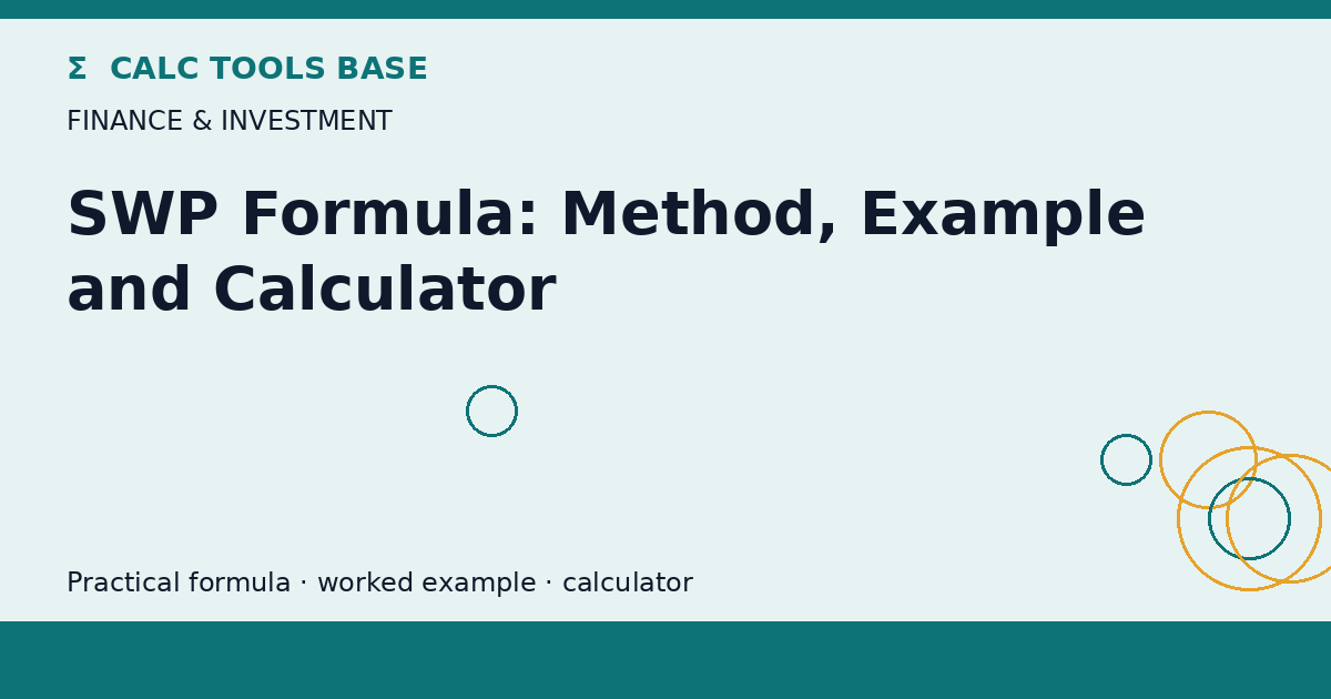 Swp Formula