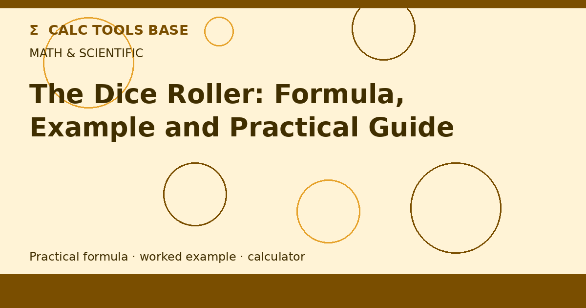 The Dice Roller